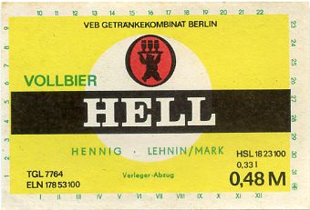 DDR Etikett